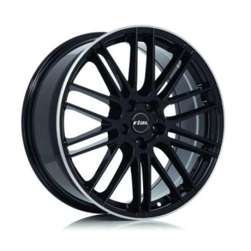 Rial Kibo W9.5 R21 PCD5x120 ET42 DIA72.6 diamond black lip polished